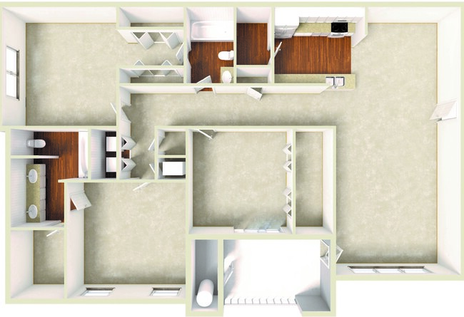 Floorplan - Lakeview at Cottage Hill