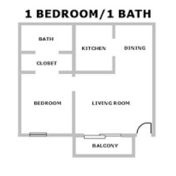 1BR/1BA - Creekview Manor
