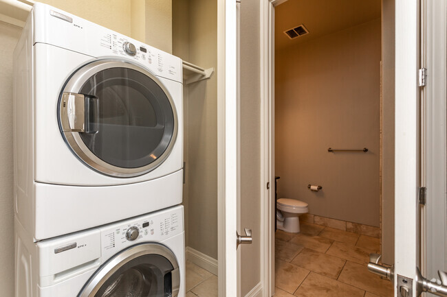 2BR, 2BA - 1416SF "Neches" Laundry Closet - Overlook at Westover Hills