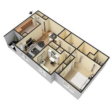 Floorplan - Honeytree Apartments