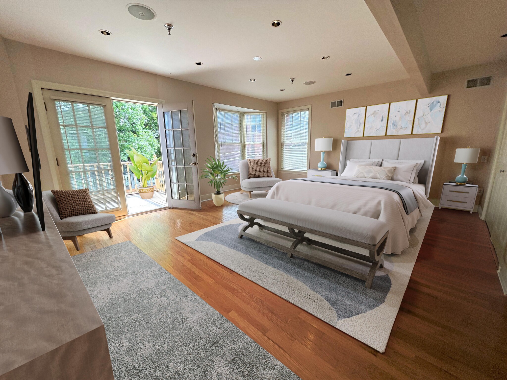 Bedroom with Balcony - 709 Copeland St