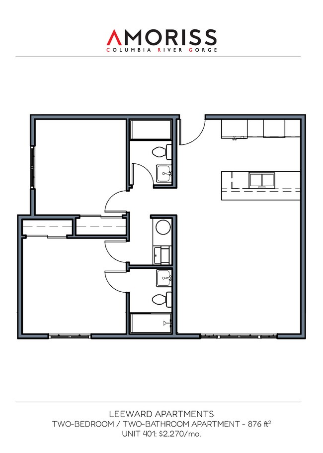 Floorplan - Leeward Apartments