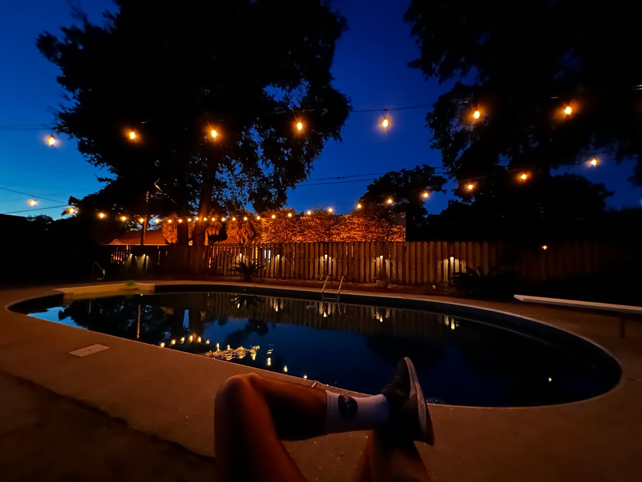 Pool Night-Time - 7242 Dogwood Terrace Dr