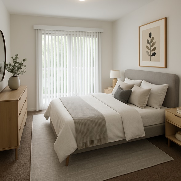 Ai generated first bedroom - 829 Hunt Ave