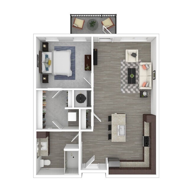 Floorplan - FIFTEEN51 Apartments of Lexington
