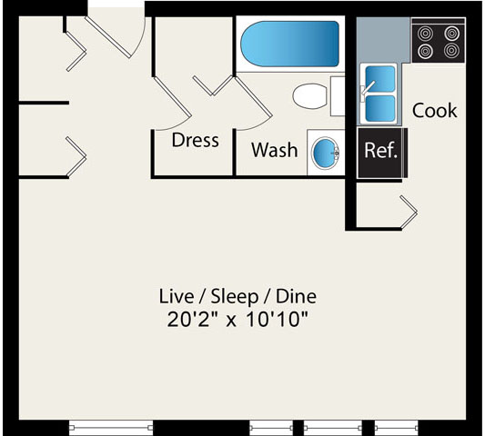 Floorplan - Reside at 2727