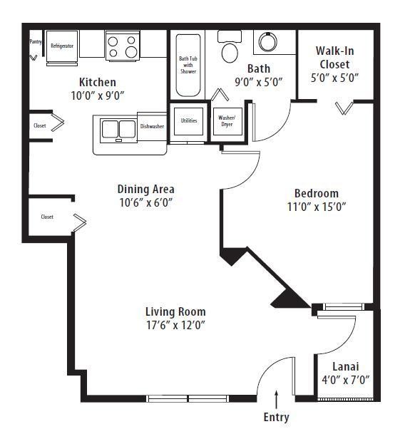 Floorplan - Springs at Palma Sola Apartments