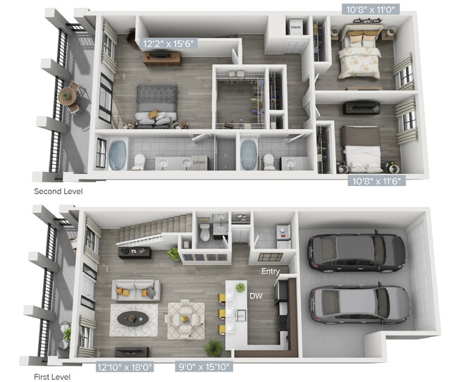 Floorplan - Avalon 850 Boca