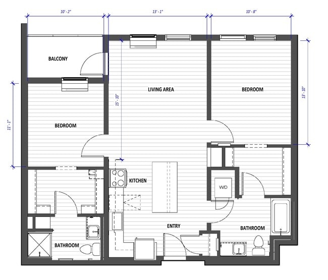 Floorplan - Hyas Point Apartments