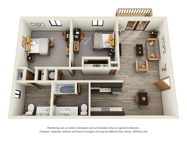 Floorplan - 6A, 6B, 7A, 7B Clobertin - Clobertin