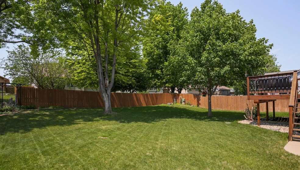 Backyard, partially fenced - 2005 S Gordon Dr