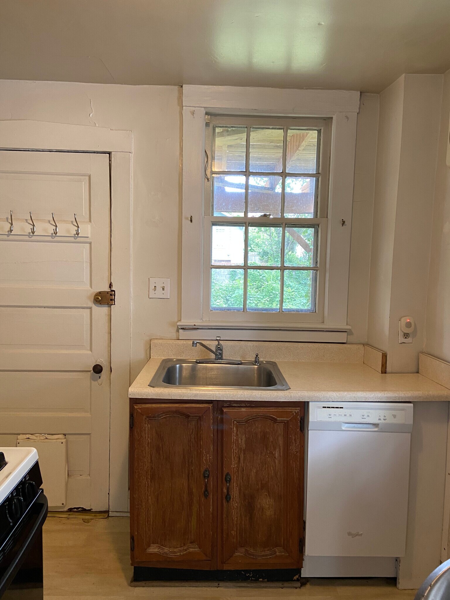 Back Door leading to large, private covered deck - 24 E Maple St