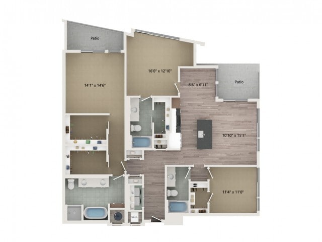 Penthouse C2 - CW OLD- Sugarmont Apartments & Townhomes
