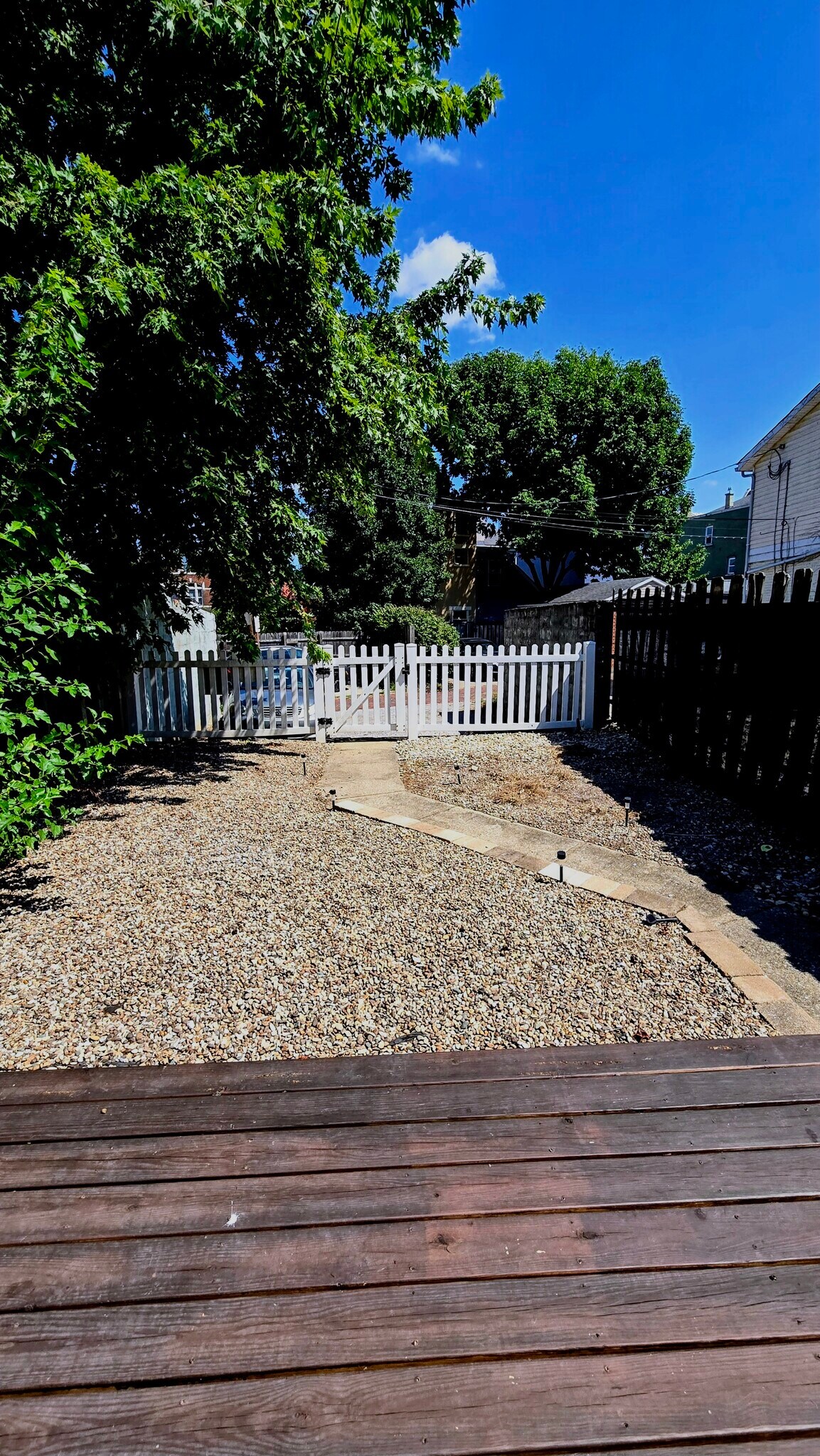 Backyard. One Off-Street Parking Spot Included - 806 Main St