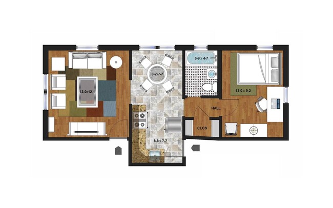 Floorplan - Virginia Flats