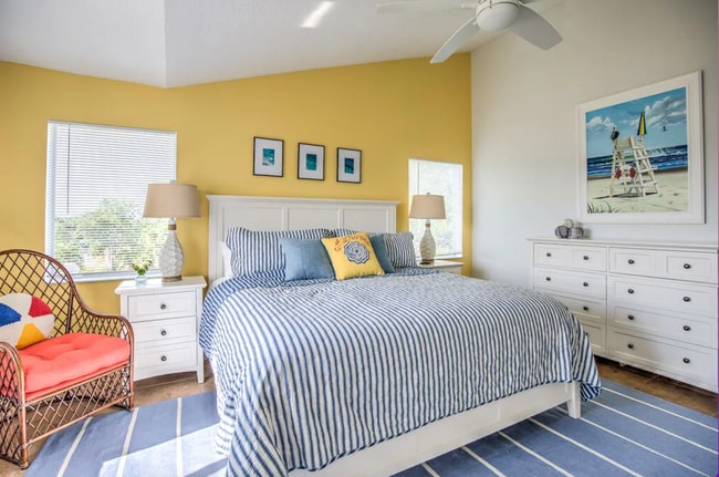 Not shown, across from bed is an armoire with a television and additional storage - 96 Ave C