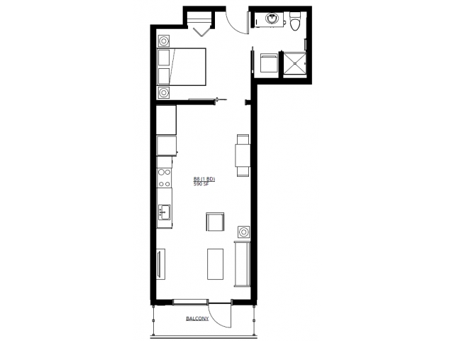 1x1 - Montessa Apartments