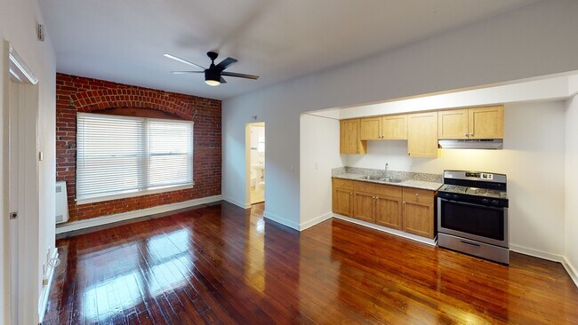 Living room - The Elmwood Apartments