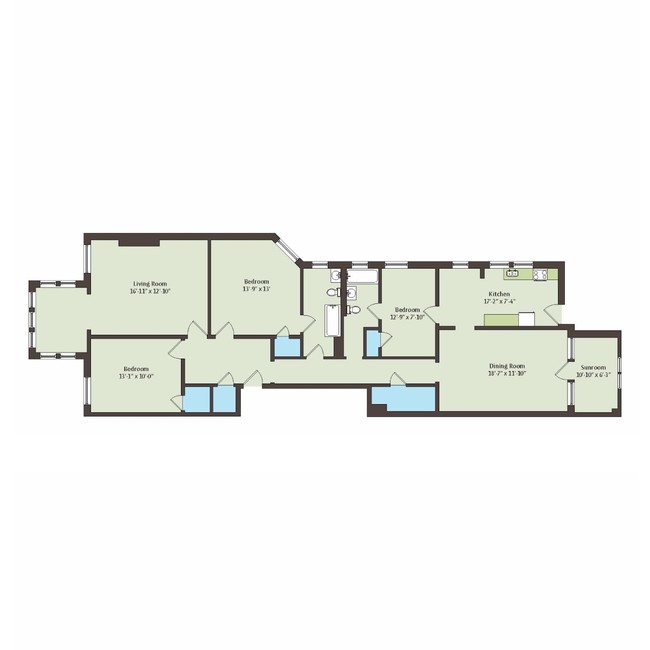 Floorplan - 5229 S. Drexel Avenue