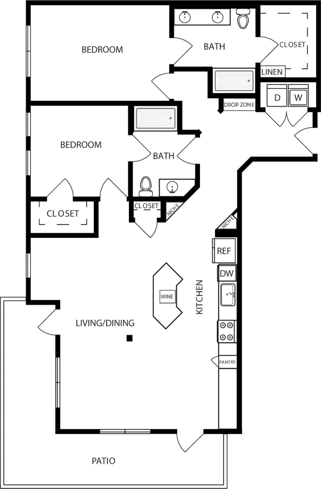Floorplan - Mara Pacific Beach