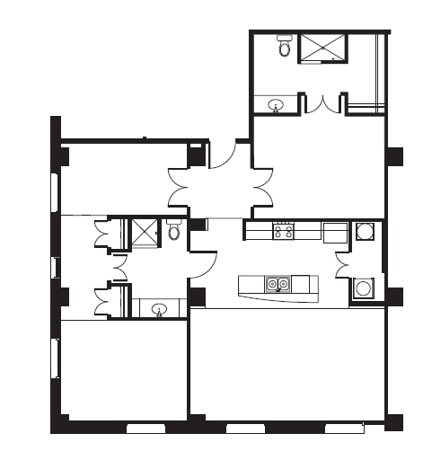 2BR/2BA - The Mayo Hotel Apartments