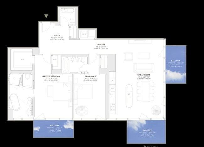 2BR/2.5BA - 56 Leonard St