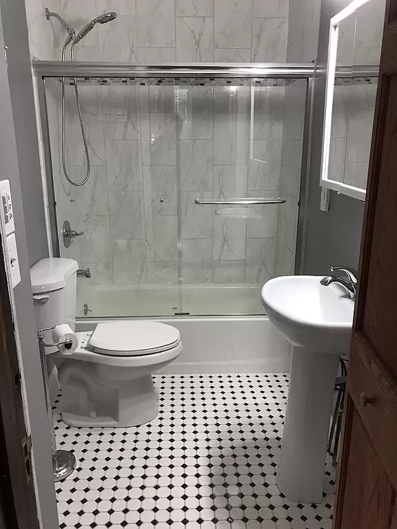 Heated Tile Floor in Bathroom - 124 W Atlantic St