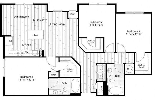 Floorplan - Rhode Island Row