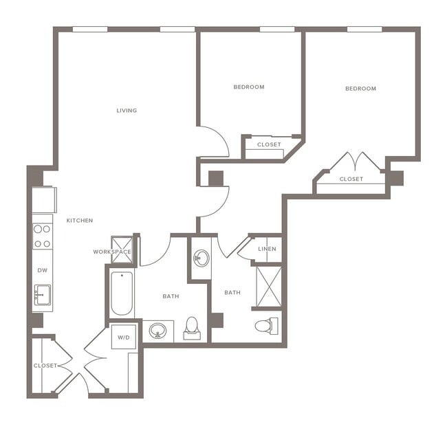 B11 - Two Bedroom - Modera Lofts