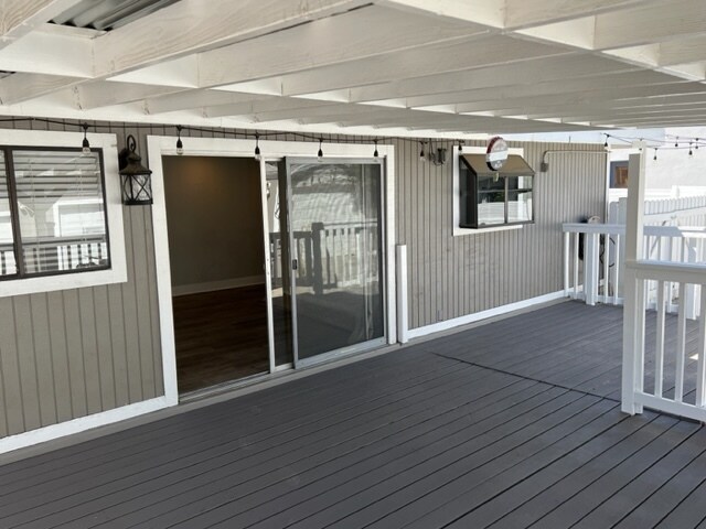 custom back deck - 22025 Galvez St