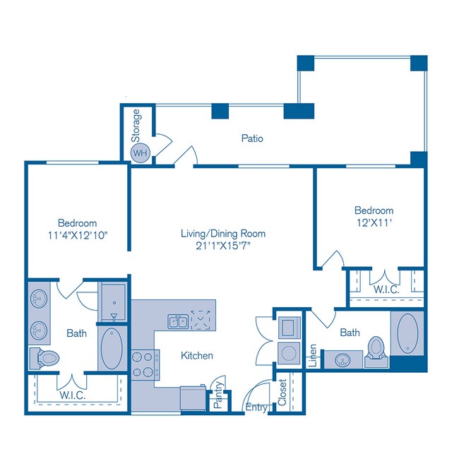 Floorplan - Bridge at Southpark Meadows