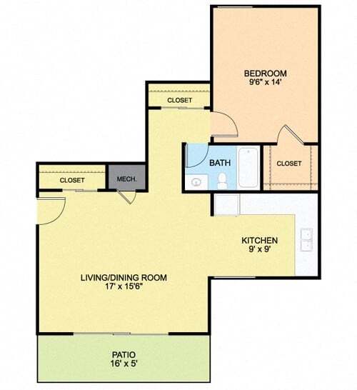 Floorplan - River Pointe Apartments