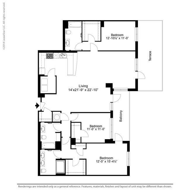 Floorplan - 2001 Clarendon Blvd