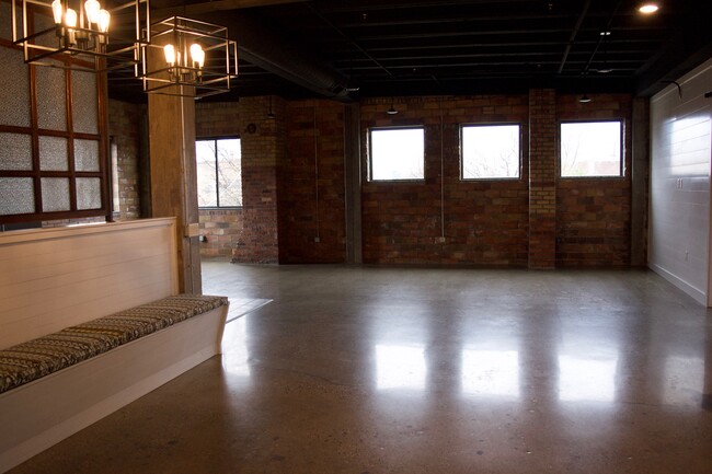 View from Dining space to living space - 438 E Brackenridge St