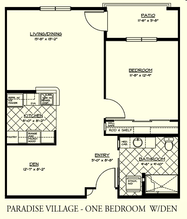 1BR/1BA - Paradise Village