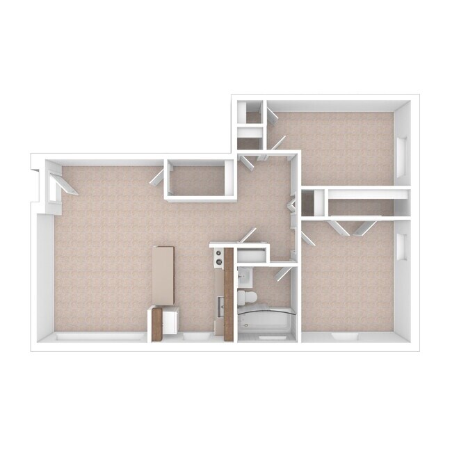 Floorplan - Carver Terrace Apartments