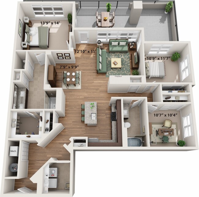 Floorplan - Amberley at Inverness