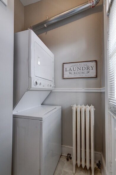 Stackable Laundry Unit - 1913 Hanover Ave
