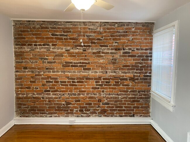 Living Room---1925 brick in 3 rooms! - 2220 W Grace St