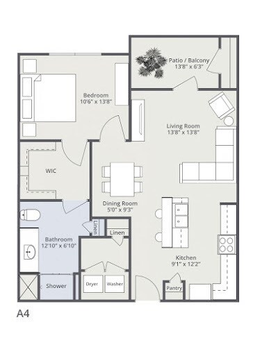 Floorplan - Atlas Point at Prestonwood, 55+ Apartments