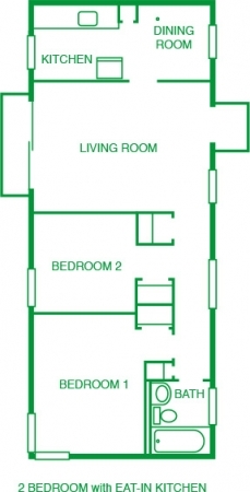 2BR/1BA - Greenville on 141 Apartments & Townhomes