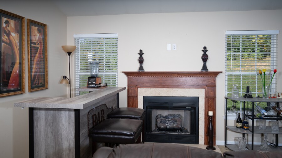 main floor - gas fireplace - 615 Grayhawk Cir