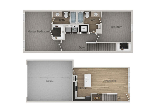 Floorplan - Sage Apartments and Townhomes