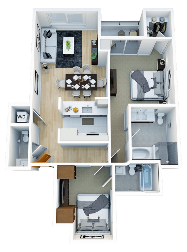 Floorplan - The Carlton At Hollywood