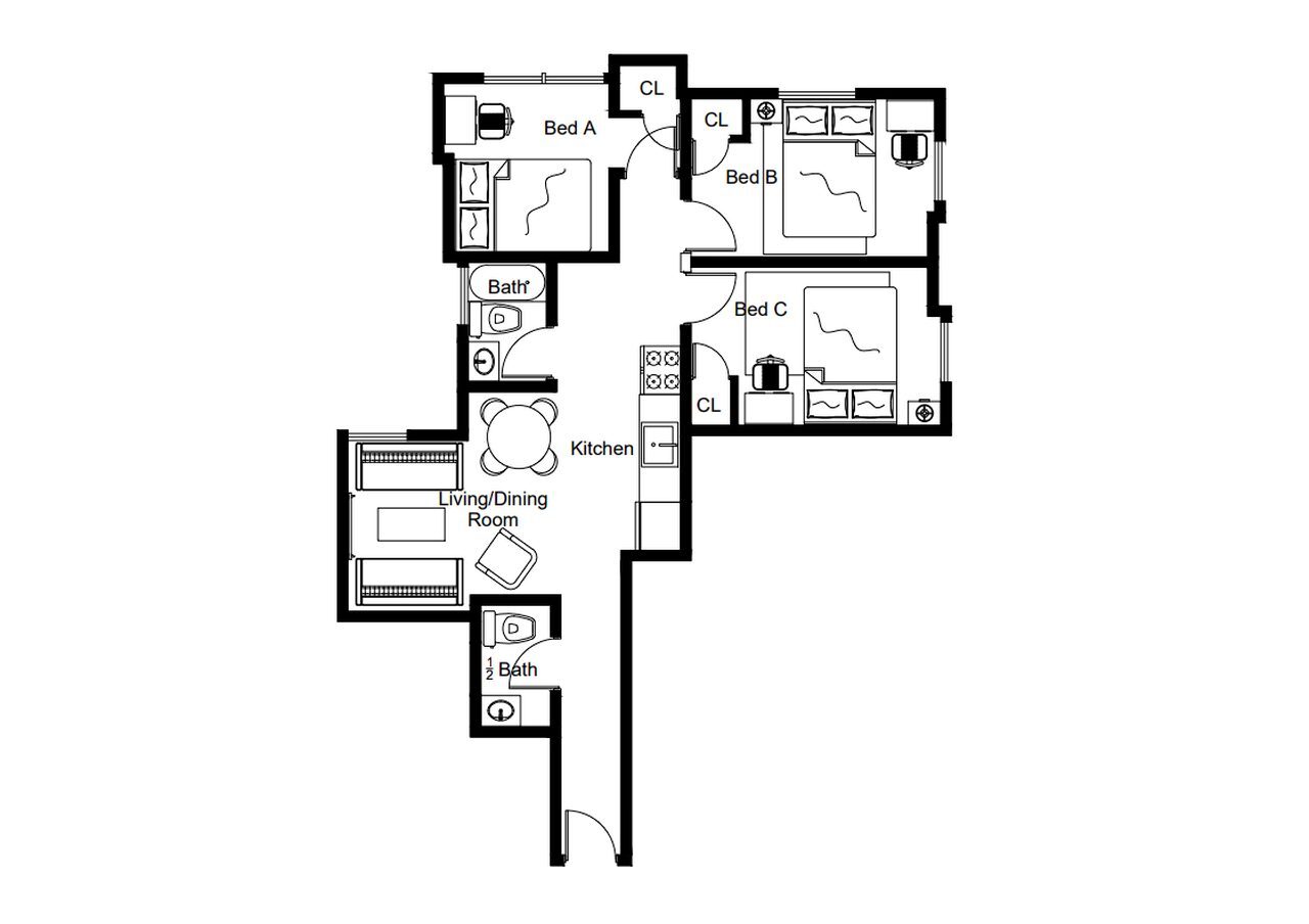 Building Photo - Private bedroom in 3 bed/1 bath Home