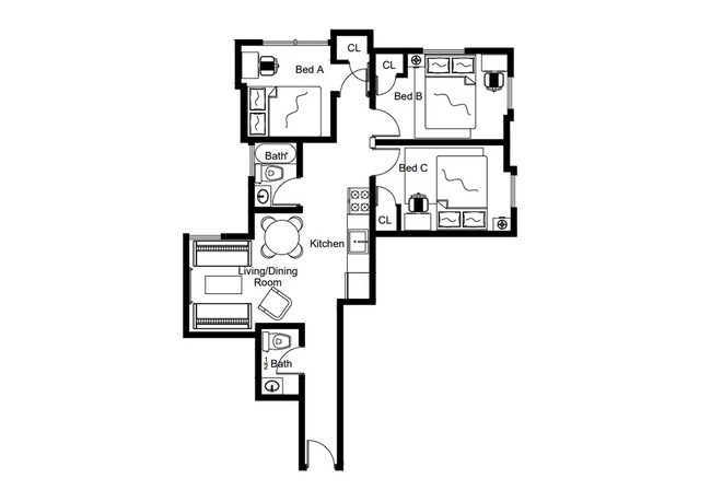 Building Photo - Room in Shared 3 bed/1.5 bath home