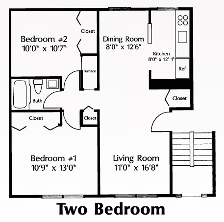 Two Bedroom - Holiday Gate Apartments