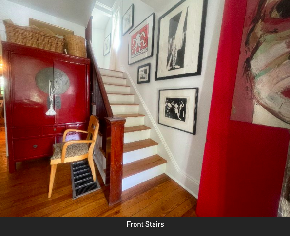 Living Room Stairs to Second Floor - 60 Brittin Ave