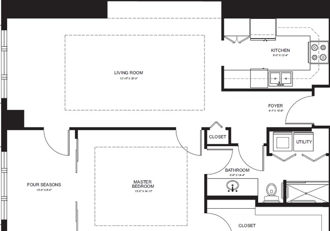 1BR/1BA - Jacaranda Trace