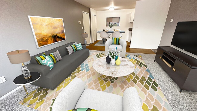 Metropolitan Lafayette 1 bedroom 650 sq. ft. .deluxe apartment - Metropolitan Lafayette Flats